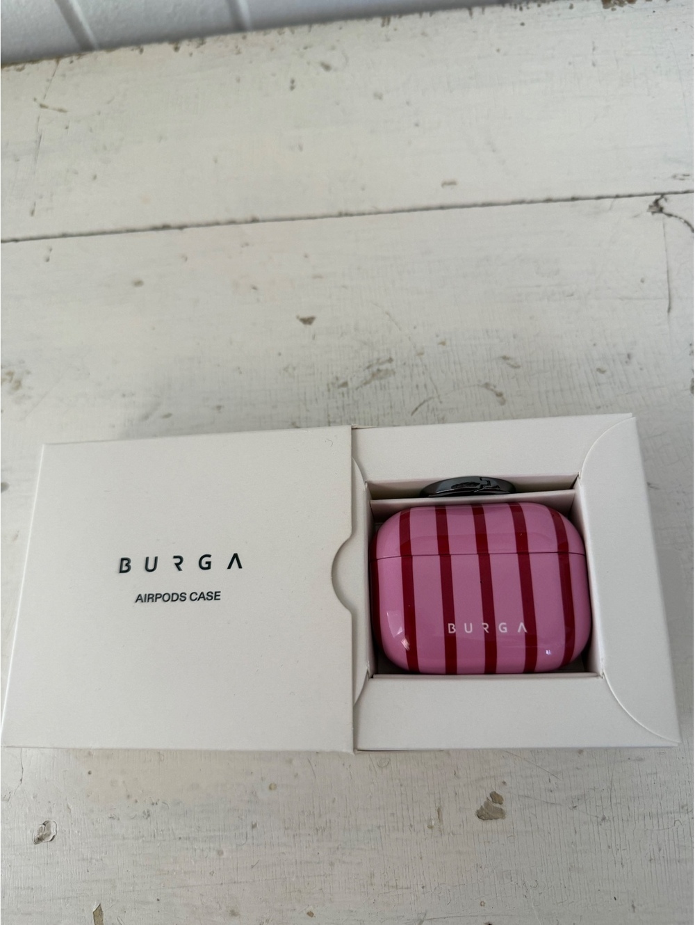 Burga AirPods Pro case Pink and red